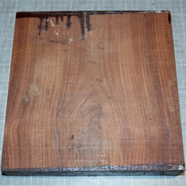 Cocobolo Palisander, ca. 250 x 250 x 51mm, 3,2kg