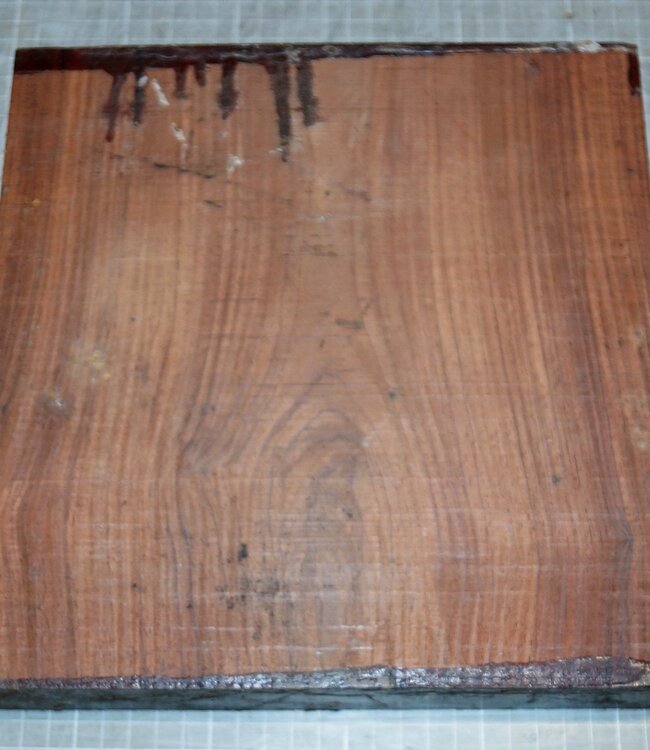 Cocobolo Rosewood, approx. 250 x 250 x 51mm, 3,2kg