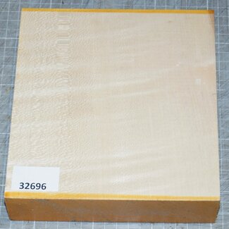 Maple, fiddleback, approx. 180 x 170 x 49mm, 1kg