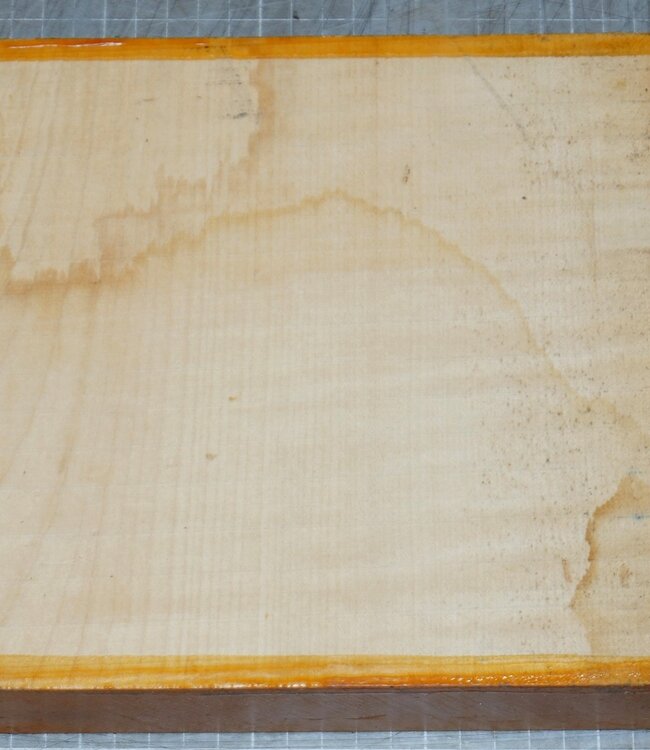 Maple, fiddleback, approx. 200 x 200 x 49mm, 2,2kg