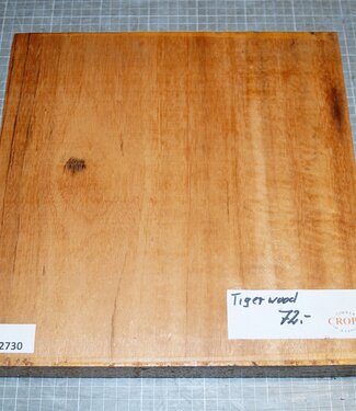 Tigerwood, approx. 300 x 295 x 52mm, 4kg