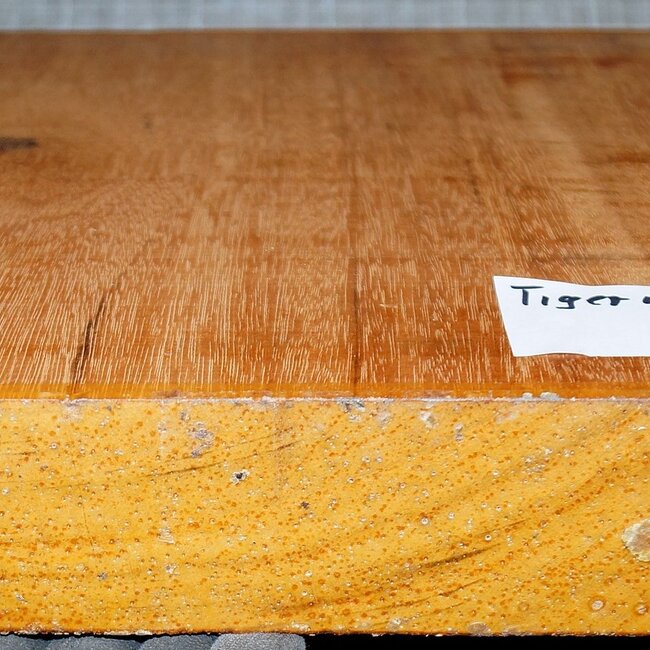 Tigerwood, ca. 300 x 295 x 52mm, 4kg