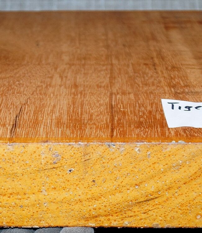 Tigerwood, approx. 300 x 295 x 52mm, 4kg