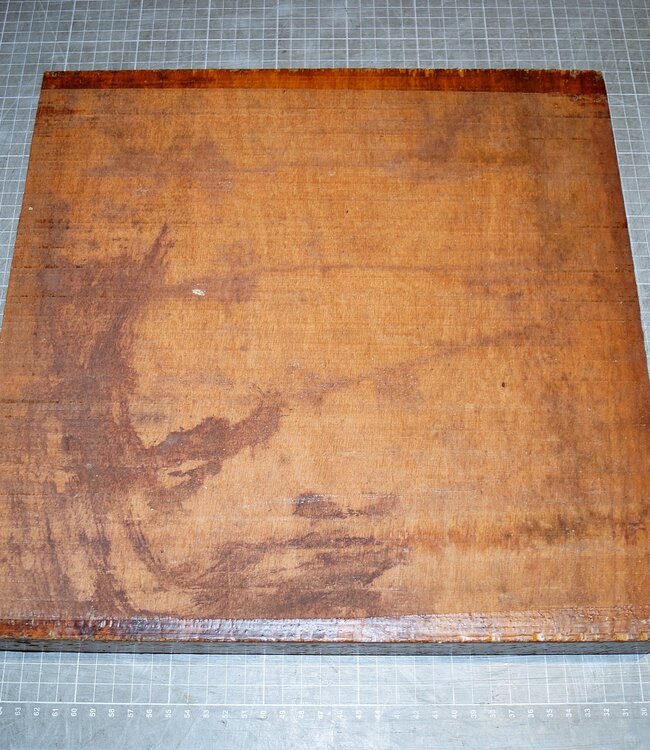 Tigerwood, ca. 350 x 345 x 52mm, 5,9kg