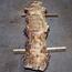 Mappa, poplar burl table top, approx. 2340 x 600/560/310 x 52 mm, 13563