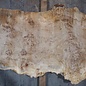 Mappa, poplar burl table top, approx. 2340 x 600/560/310 x 52 mm, 13563
