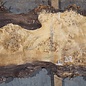 Mappa, poplar burl table top, approx. 2300 x 610/460/380 x 52 mm, 13564