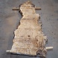 Mappa, poplar burl table top, approx. 2050 x 780/430 x 65 mm, 13572