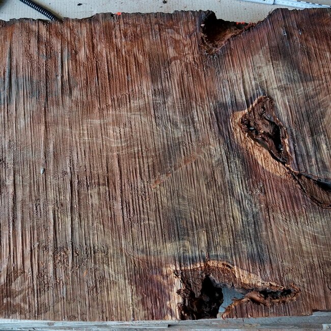 Redwood burl, approx. 900 x 560 x 52 mm, 60837