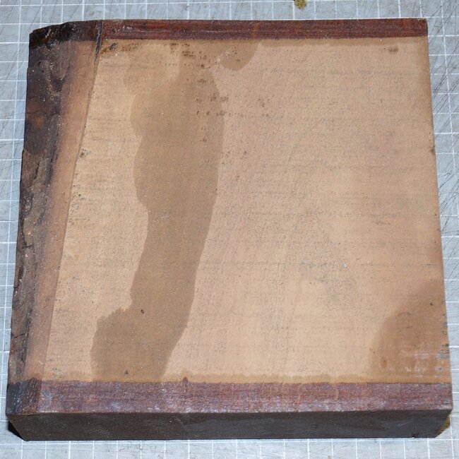 Pearwood, approx. 170 x 170 x 50 mm