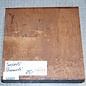 Sapeli Mahogany pommelé, approx. 200 x 200 x 53 mm, 1,6 kg