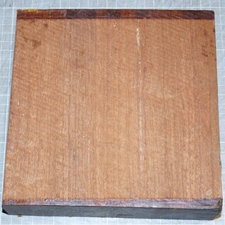 Sapeli Mahogany pommelé, approx. 190 x 190 x 51 mm, 1,4 kg