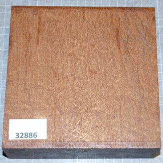 Sapeli Mahagoni, pommelé, ca. 160 x 160 x 55 mm, 1 kg