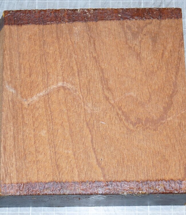 Sapeli Mahagoni, ca. 160 x 160 x 51 mm, 1,0 kg