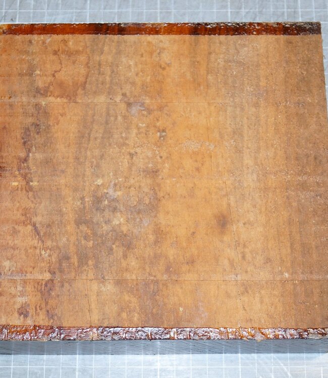 Tigerwood, approx. 200 x 200 x 50 mm, 2 kg