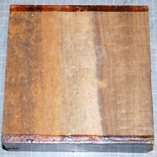 Tigerwood, approx. 160 x 160 x 50 mm, 1,3 kg