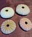 Sea-Urchin shell, rose, approx. 4 cm in diameter
