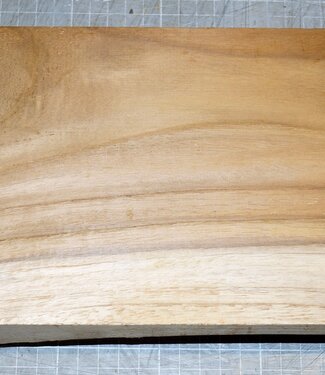 Teak (Plantage), ca. 280 x 150 x 47 mm, 1,4 kg