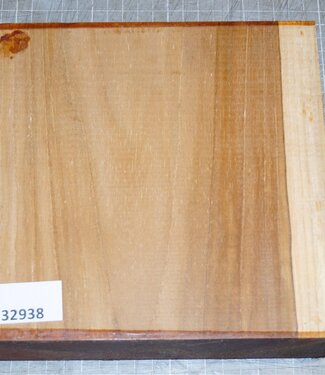 Teak (Plantation), approx. 190 x 185 x 52 mm, 1,2 kg