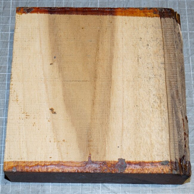 Teak (Plantage), ca. 170 x 170 x 50 mm, 0,9 kg