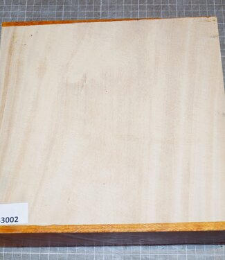 Satinwood, approx. 250 x 250 x 65 mm, 3,9 kg
