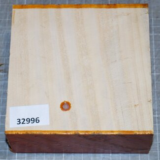 Satinwood, approx. 140 x 140 x 65 mm, 1,3 kg