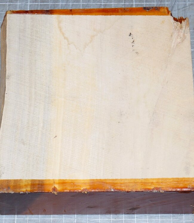 Satinwood, approx. 160 x 160 x 64 mm, 1,5 kg