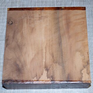 Europ. Walnut fiddleback, approx. 180 x 180 x 51 mm, 1,1 kg