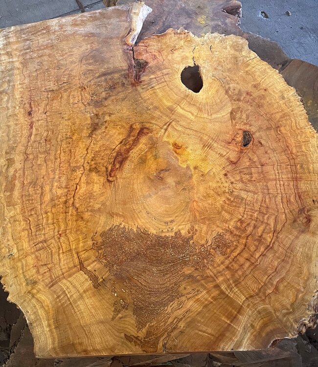 Kampfer Tischplatte, ca. 1120 x 1020 x 52 mm, 46 kg, 11579