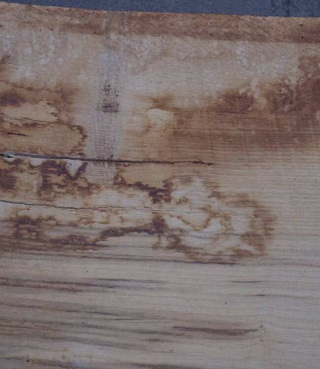 Oak table top, approx. 3150 x 870 x 80 mm, 13620