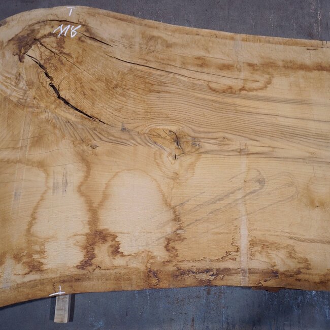 Eiche Tischplatte, ca. 3150 x 900 x 80 mm, 13621