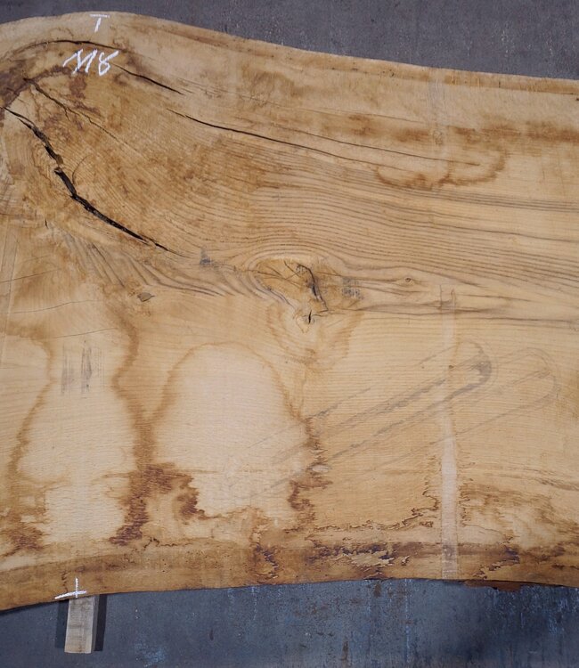 Eiche Tischplatte, ca. 3150 x 900 x 80 mm, 13621