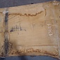 Oak table top, approx. 3150 x 900 x 80 mm, 13621