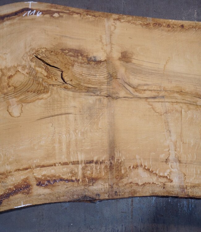 Oak table top, approx. 3150 x 900 x 80 mm, 13622