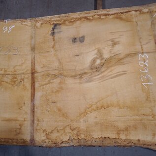 Oak table top, approx. 3150 x 890 x 80 mm, 13623
