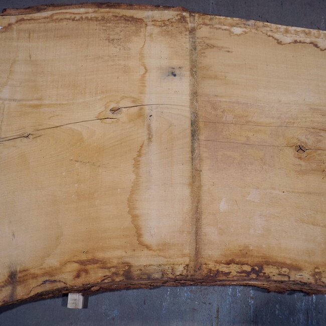 Eiche Tischplatte, ca. 3150 x 840 x 80 mm, 13624