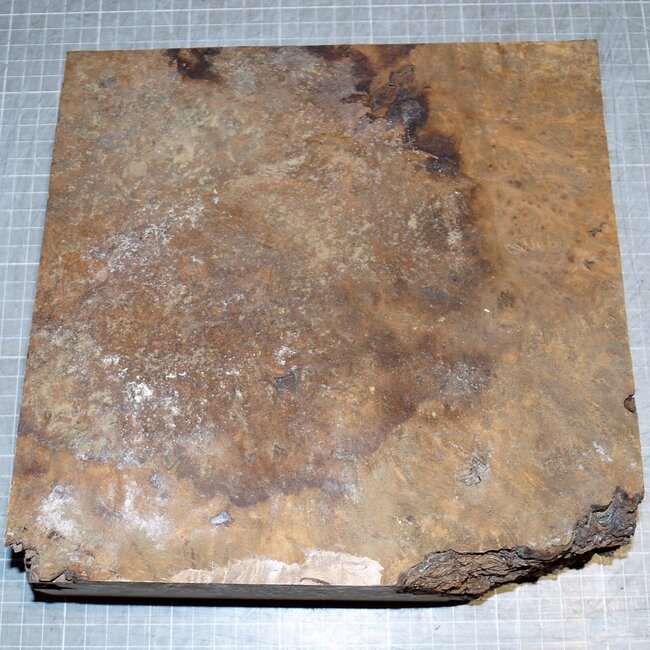 Amboyna Burl, approx. 255 x 255 x 55-80 mm, 3,3 kg