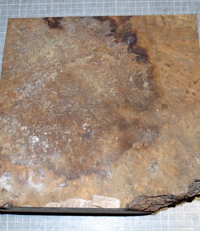 Amboyna Burl, approx. 255 x 255 x 55-80 mm, 3,3 kg