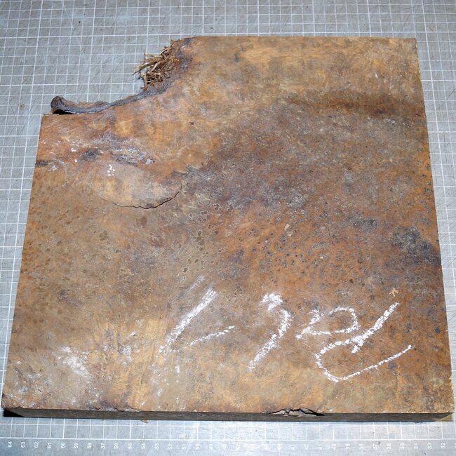 Amboina Maser, ca. 300 x 300 x 36-52 mm, 3,3 kg