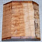 Sapele Mahogany pommelé, approx. 155 x 155 x 52 mm, 0,8 kg