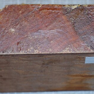 Sapele Mahogany pommelé, approx. 155 x 155 x 52 mm, 0,8 kg
