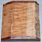 Sapele Mahogany pommelé, approx. 155 x 160 x 52 mm, 0,8 kg