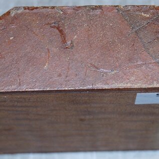 Sapele Mahogany pommelé, approx. 155 x 160 x 52 mm, 0,8 kg