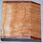 Sapele Mahogany pommelé, approx. 140 x 140 x 49 - 50 mm, 0,7 kg