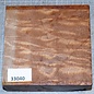 Sapele Mahogany pommelé, approx. 140 x 140 x 49 mm, 0,7 kg
