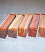 Brazilian Tulipwood, Knife handle, approx. 130 x 39 x 30 mm