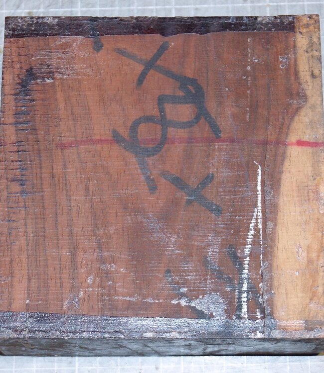 Cocobolo Palisander, ca. 150 x 145 x 52 mm, 1,2 kg