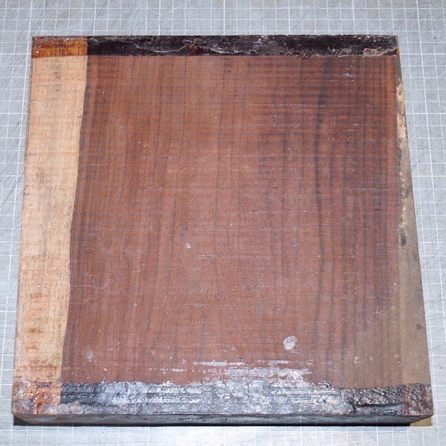 Cocobolo Palisander, ca. 250 x 245 x 60 mm, 3,8 kg