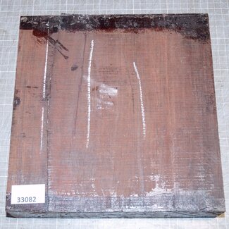 Cocobolo Rosewood, approx. 250 x 245 x 60 mm, 3,9 kg
