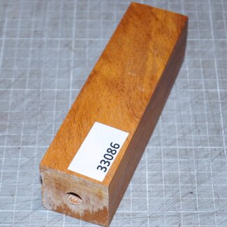 Afzelia knife handle, approx. 40 x 40 x 130 mm, 0,2 kg